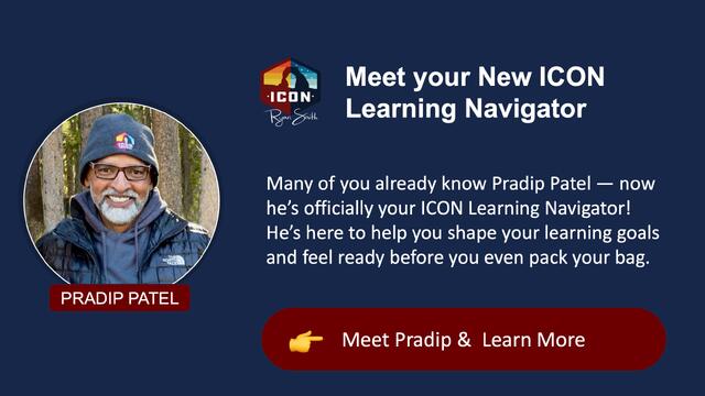 ICON Photography Workshops: A New Way to Learn & Grow — Meet Pradip Patel, Our Learning Navigator